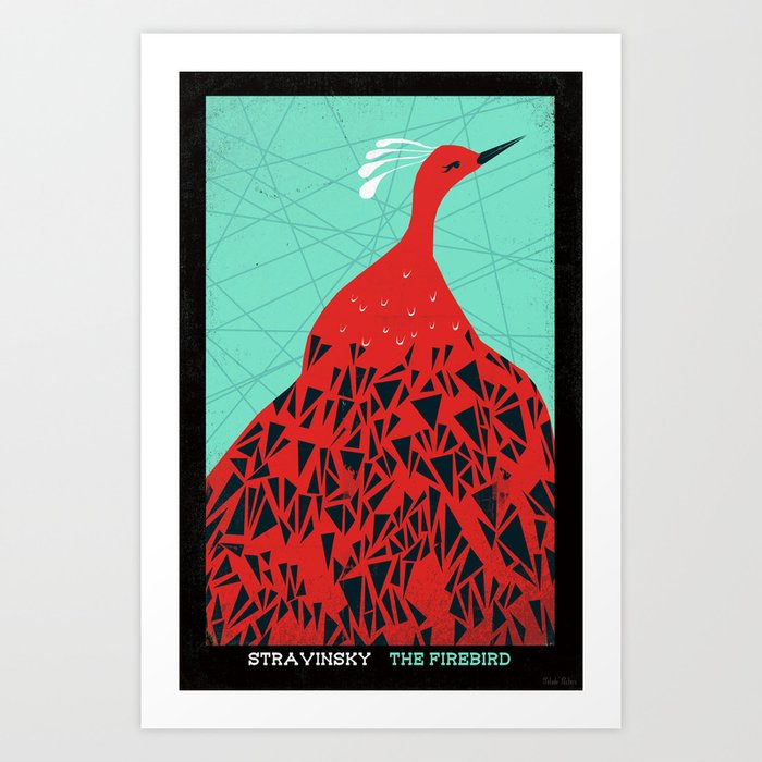 The Firebird - Stravinsky Kunstdrucke The Firebird - Stravinsky Kunstdrucke