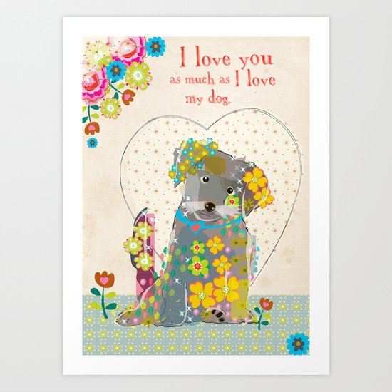 My Doggy Art Print