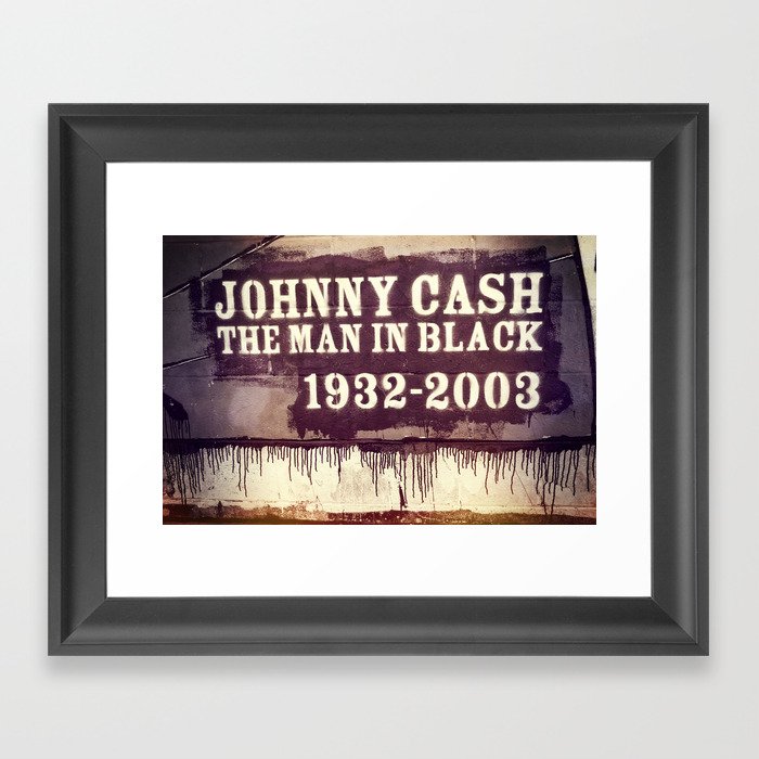 Johnny Cash Framed Art Print