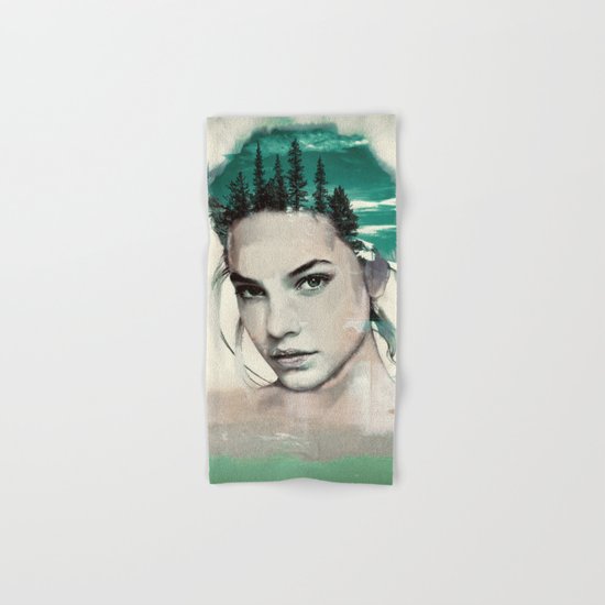 PORTRAIT (natural woman) Hand & Bath Towel
