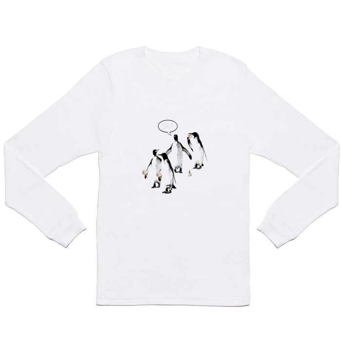 Penguins and Ice Creams Long Sleeve T Shirt