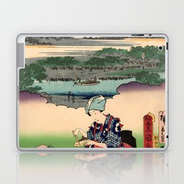 Craftswoman at Daishigawara (Utagawa Kunisada, Utagawa Hiroshige II) Laptop Skin