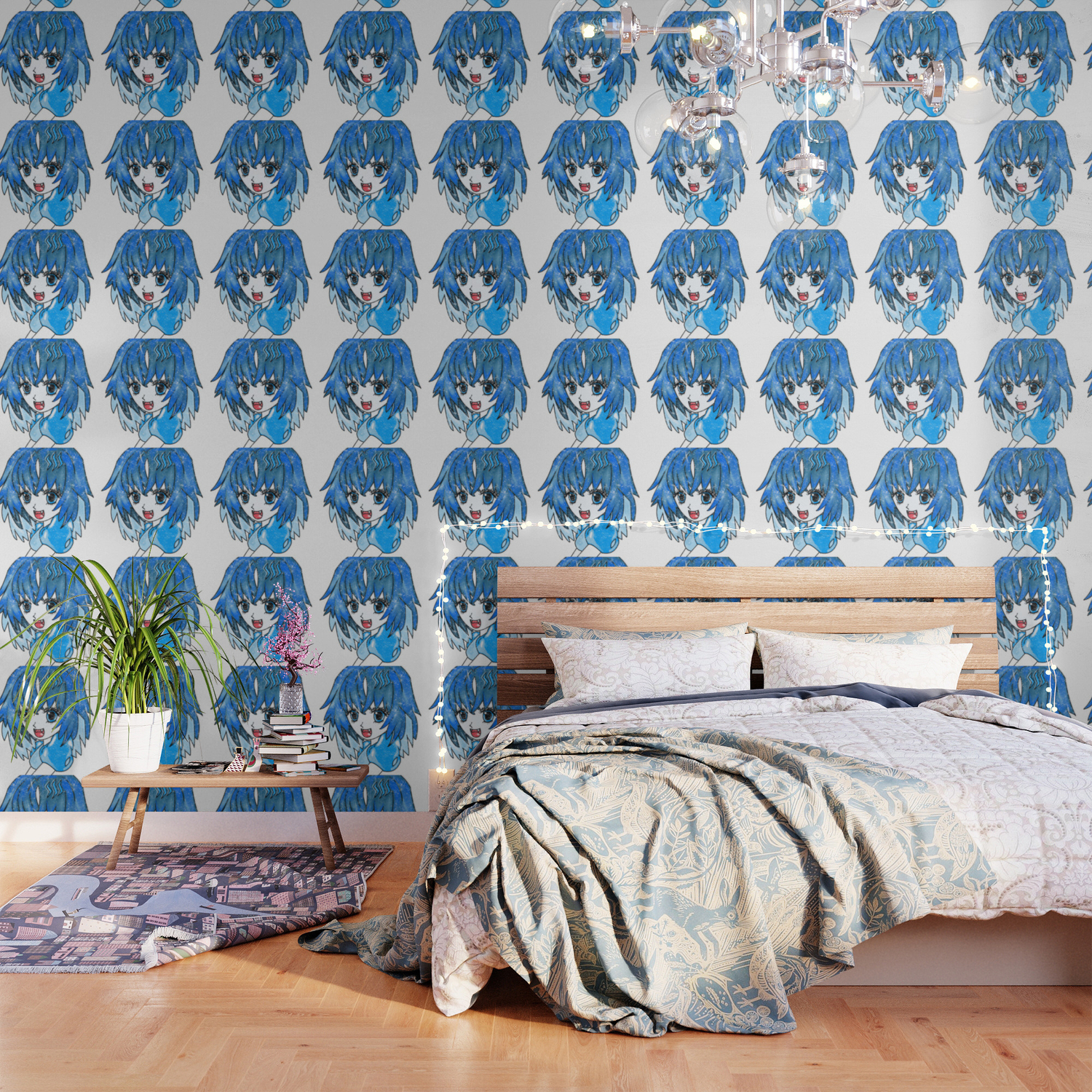 Cute Steem Girl Anime Manga Wallpaper By Green Cow Society6