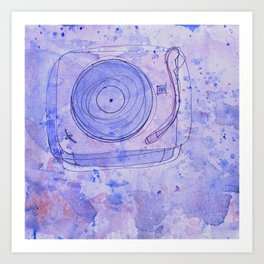 Faded Phonograph Art Print