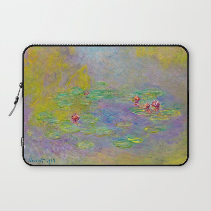 Water Lilies, 1908 by Claude Monet Laptop Sleeve