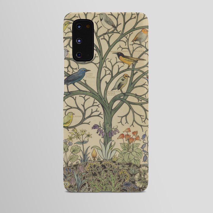 Birds of Many Climes by C.F.A Voysey Android Case