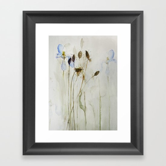 beautiful weeds Framed Art Print