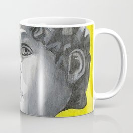 Statue of David Head Painting Coffee Mug