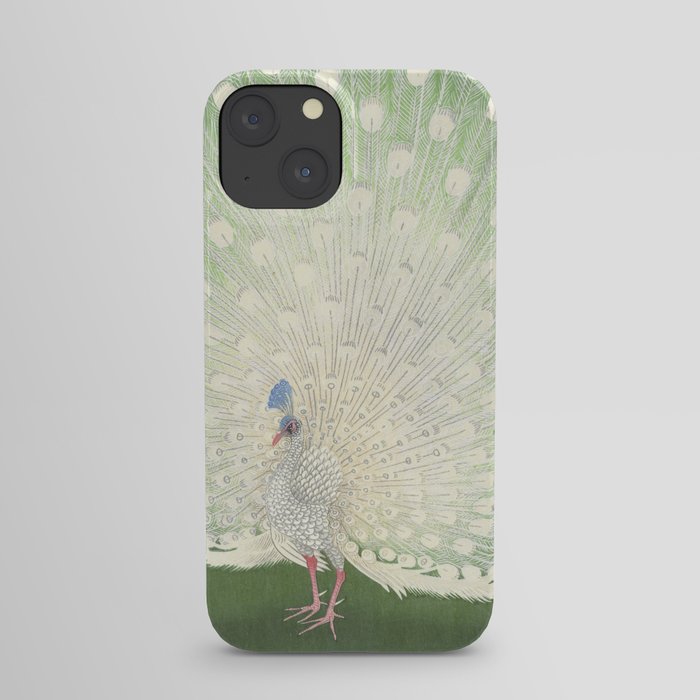 Peacock, Ohara Koson - Japanese Woodcut iPhone Case