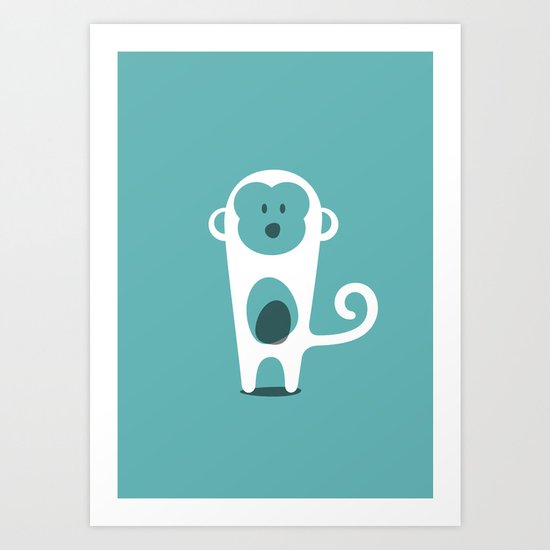 MONKEY Art Print