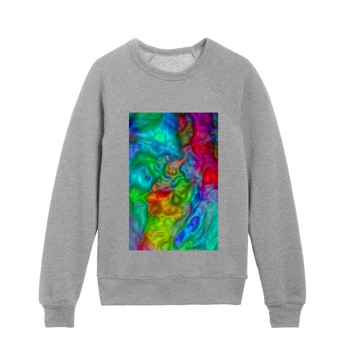 A pile of colors ... Kids Crewneck