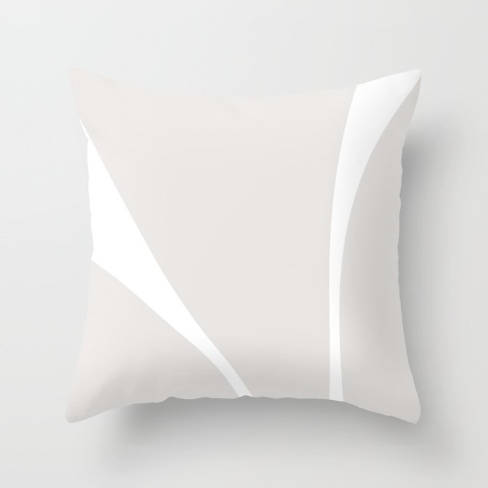 Minimalist Plant Abstract XLIII Throw Pillow