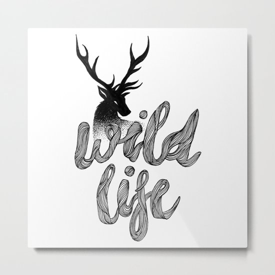 WILD LIFE Metal Print