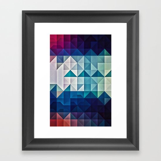 cool palette Framed Art Print