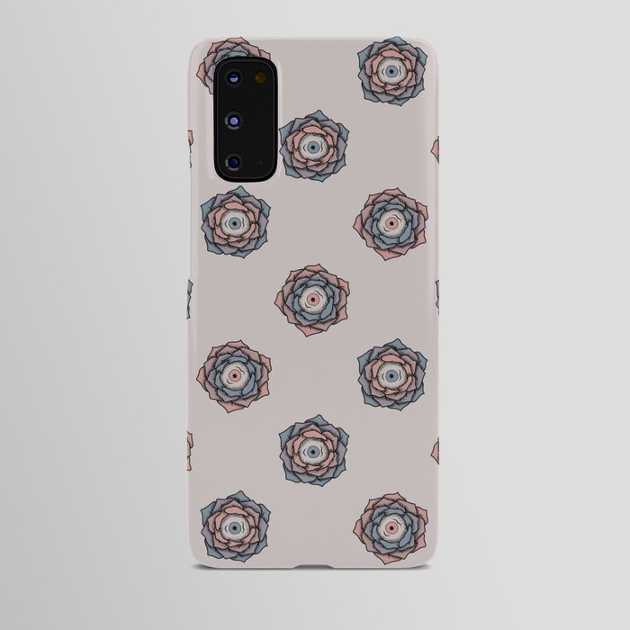 Eye roses pattern Android Case