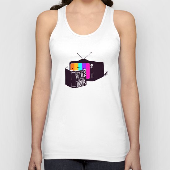The Book Was Better Unisex Tank Top
