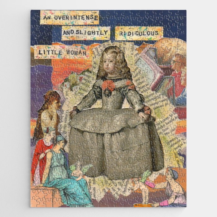 To Laugh at Oneself Collage Jigsaw Puzzle