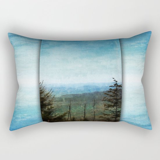 View from Clingman's Dome Tennessee Smoky Mountains Rectangular Pillow