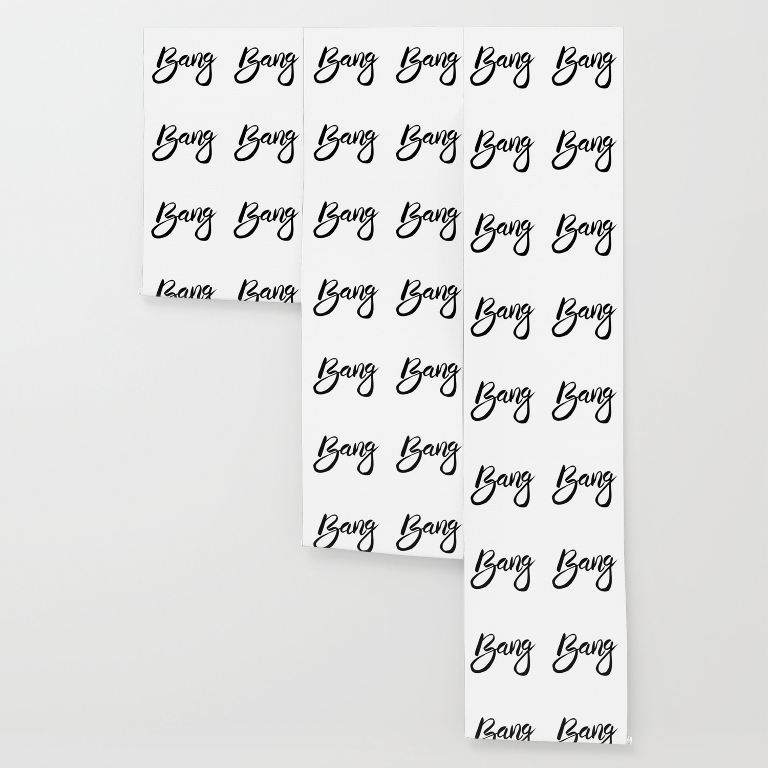 Bang Cute Word Art Wallpaper By Context Society6