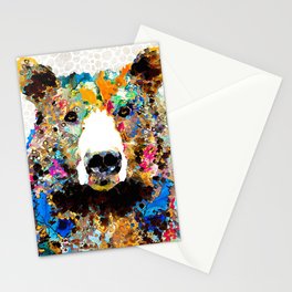 Umm Bearably Good Bear Art by Sharon Cummings Stationery Card