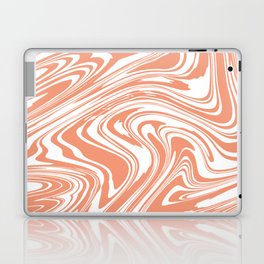 Abstract Pink Fluid Laptop Skin
