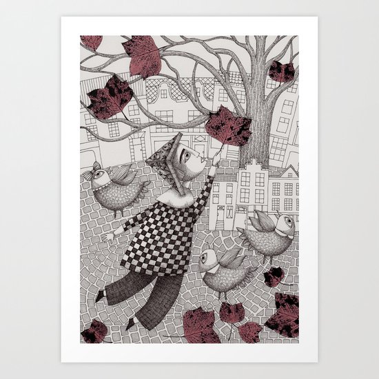 Autumn Flight Art Print