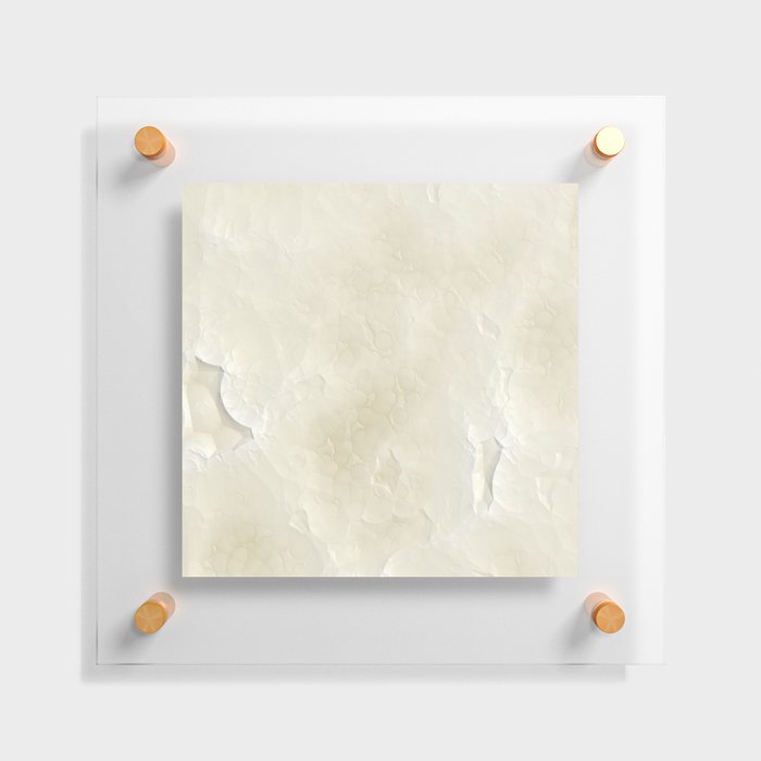 White Stone Floating Acrylic Print