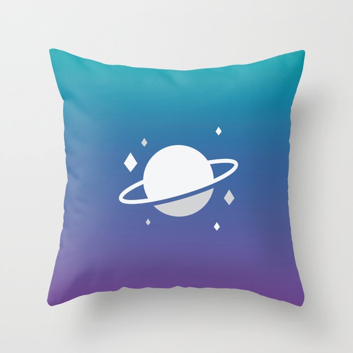 Planetary III Throw Pillow