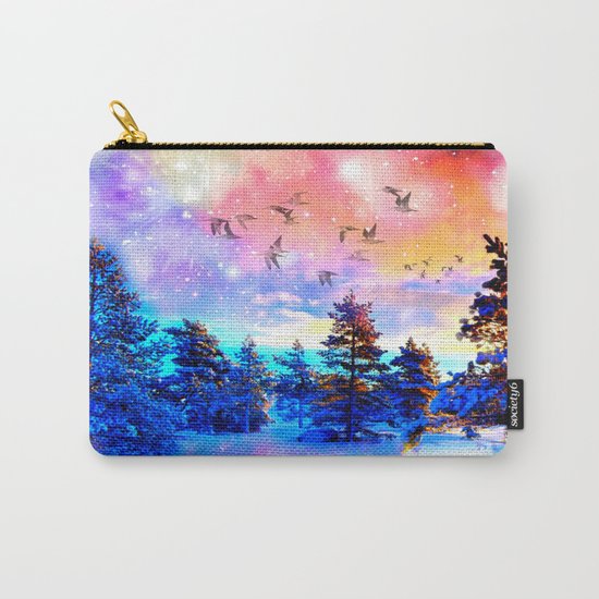 Dancing Birds Carry-All Pouch