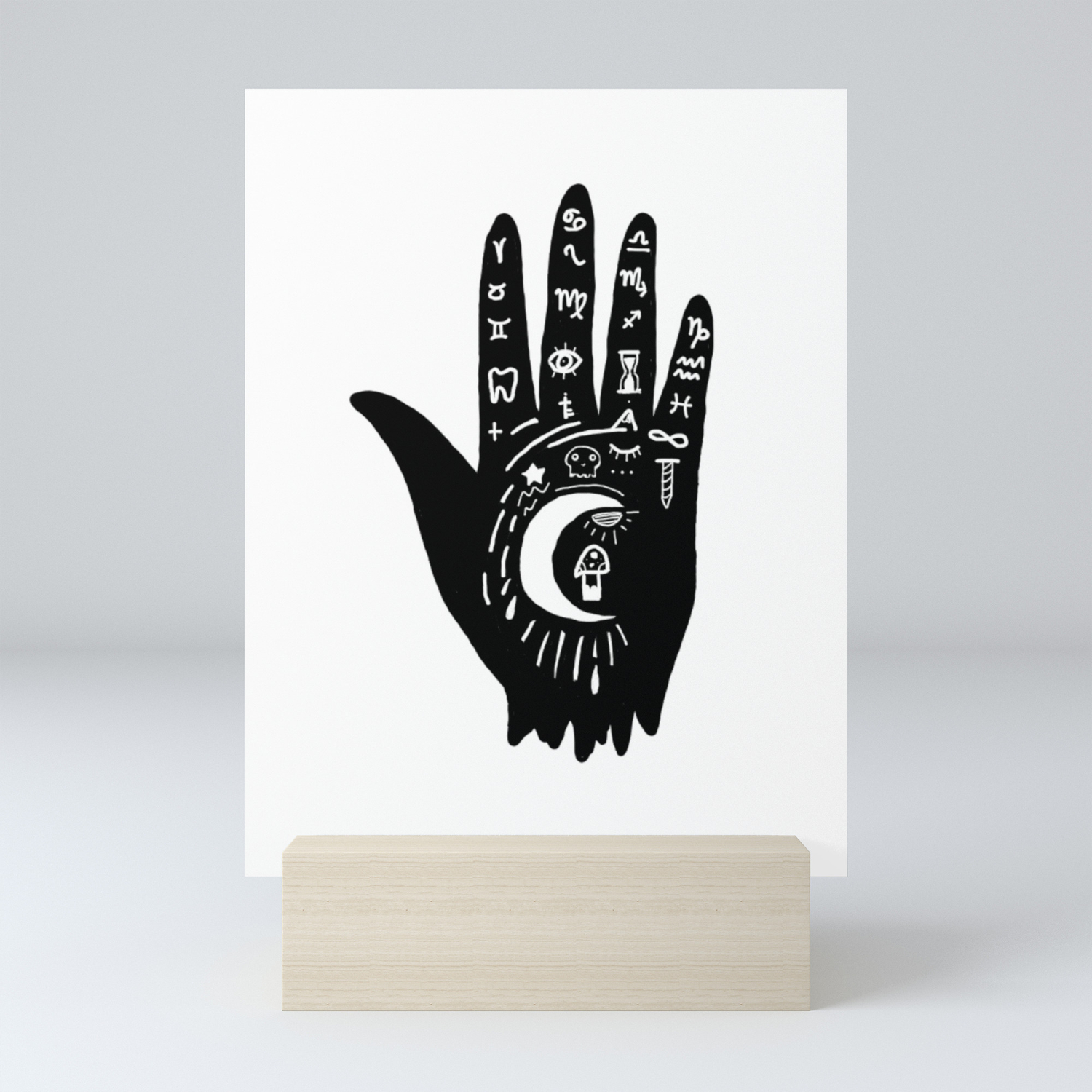 Read My Palm Mini Art Print By Kadeline127 Society6
