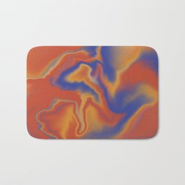 Red Yellow Blue Primary Colour Marble Bath Mat