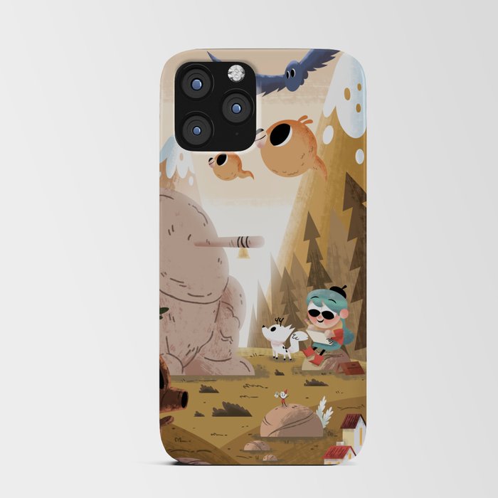 There's A Great Big World Out There! iPhone Card Case