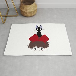 Kiki and Jiji Totem Area & Throw Rug