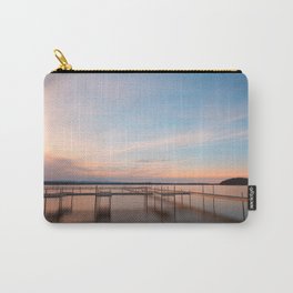Saratoga Lake Sunset Carry-All Pouch | Photo, Nature, Landscape 