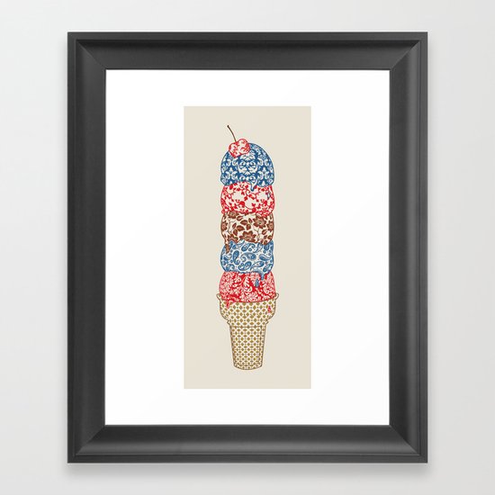 Royale Scoop Framed Art Print