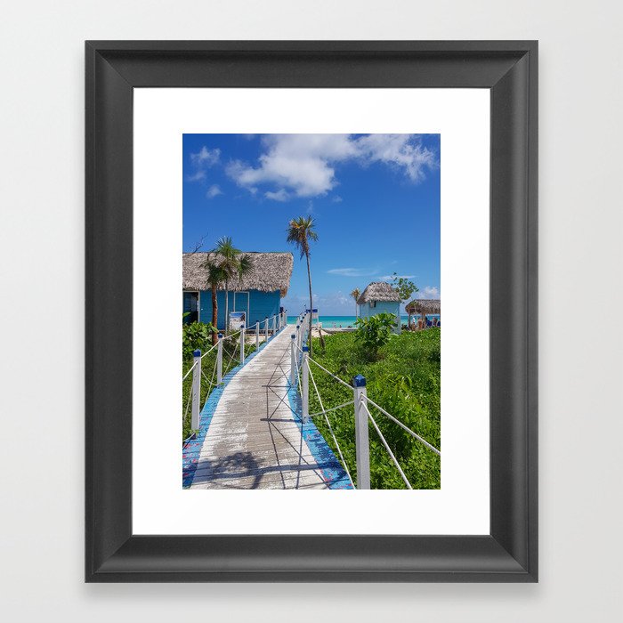 Pathway to Paradise Framed Art Print