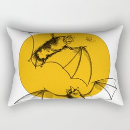 Brown Bats and Moon Rectangular Pillow