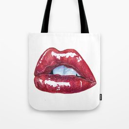 Red Lips Tote Bag