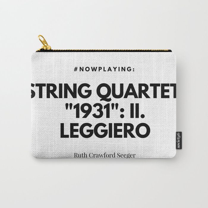 now playing leggiero Carry-All Pouch