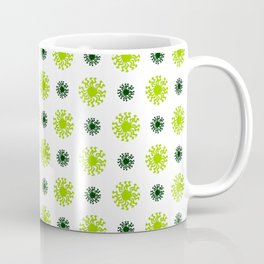 geometric flower 104 green Mug