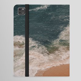 ocean waves at the beach iPad Folio Case