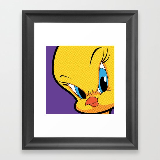 Pop Icon - Angry Bird 1 Framed Art Print