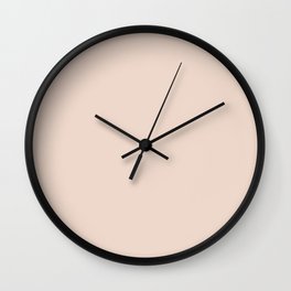 Frosted Nutmeg Wall Clock
