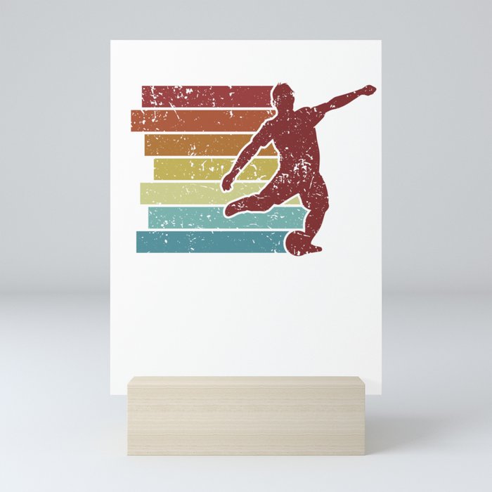 Fußball Goal Keeper Futbol Trainer Soccer Mini Art Print