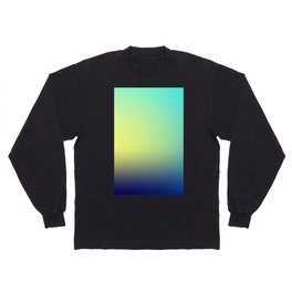 8  Blue Gradient Background 220715 Minimalist Art Valourine Digital Design Long Sleeve T-shirt