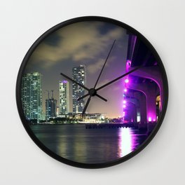 Downtown Miami Wall Clock