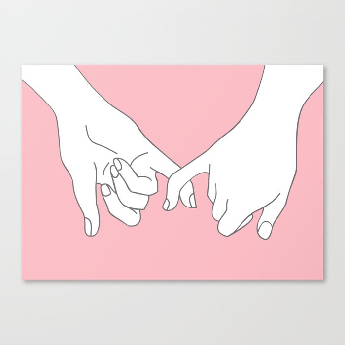 Pinky Promise 2 Canvas Print By Andreas12 Society6