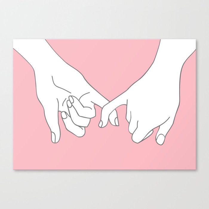 Pinky Promise 2 Canvas Print