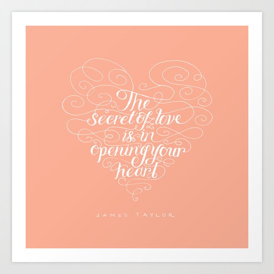 Secret Of Love Art Print