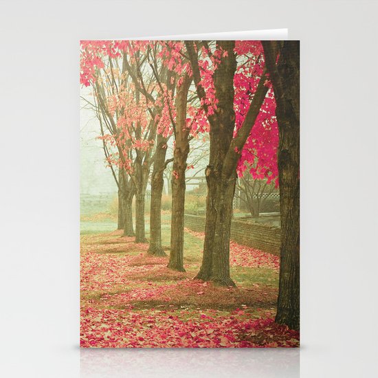 Scarlet Autumn Stationery Cards